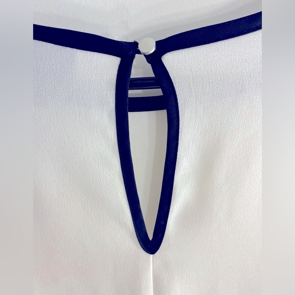 Mossimo Sheer White Blouse - Picture 9 of 11